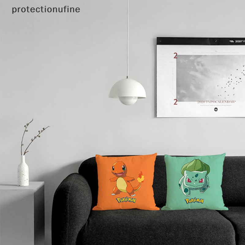 Pr3vn Vỏ Gối Trang Trí Sofa Hình Nhân Vật Hoạt Hình Pokemon Martijn