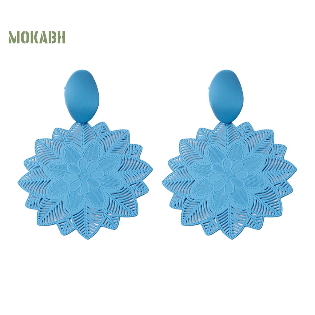 1 Đôi Bông Tai Hình Hoa Phong Cách Gothic Thời Trang