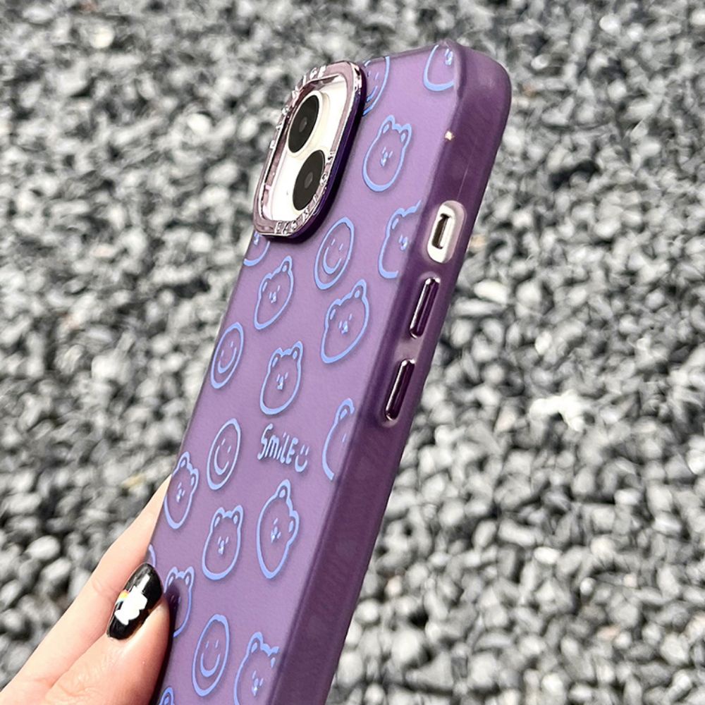 Ốp Điện Thoại TPU Mềm Chống Sốc Mạ Điện Họa Tiết Mặt Cười Cho Iphone 11 14 13 12 Pro Max Xr Xs Max 7 8 Plus