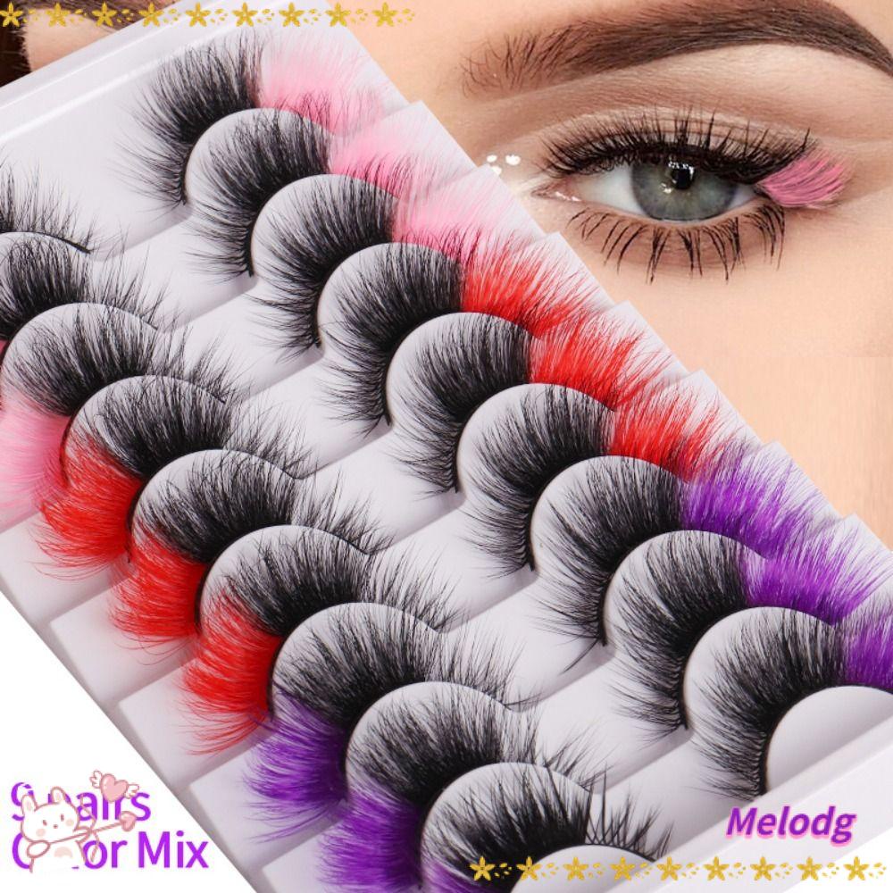 Set 3 / 9 Cặp Lông Mi Giả Ngắn 3D Handmade Bằng Lông Chồn Tự Nhiên