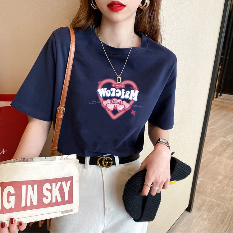 Áo Thun Nữ Ngắn Tay Dáng Rộng Phong Cách Mới