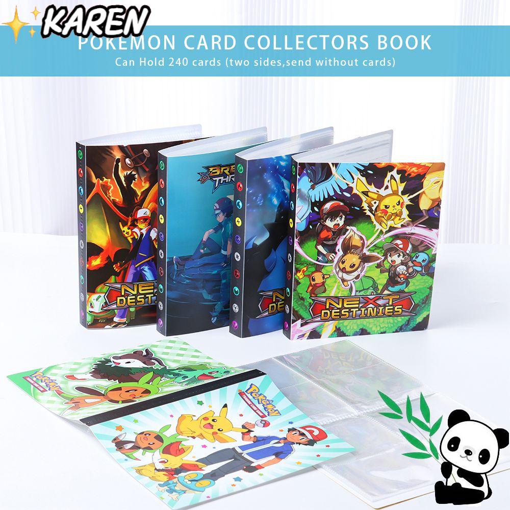 Album Đựng Thẻ 240 Ngăn Họa Tiết Hoạt Hình Pokemon