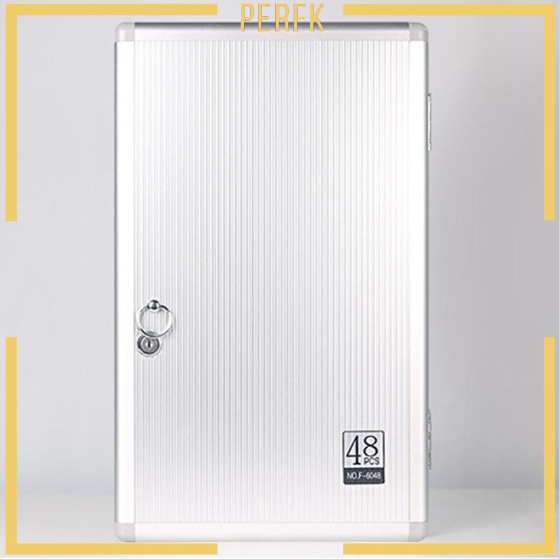 Tủ Đựng Chìa Khóa 48 Ngăn Bằng Kim Loại Gắn Tường Tiện Dụng Cho Nhà Cửa / Văn Phòng