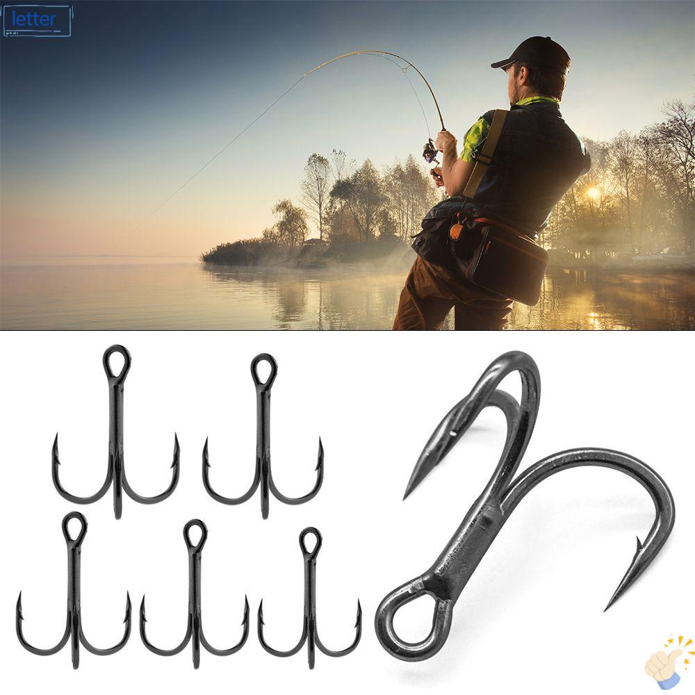 Hãy Để Móc 1-8# Hộp Đựng Mồi Câu Cá Bằng Thép Carbon Cao Cấp