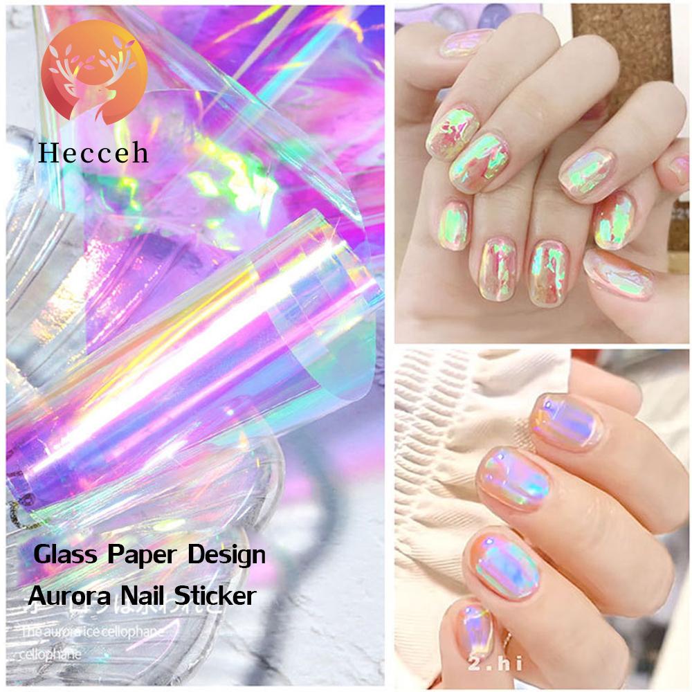 Miếng Dán Trang Trí Móng Tay Lấp Lánh DIY