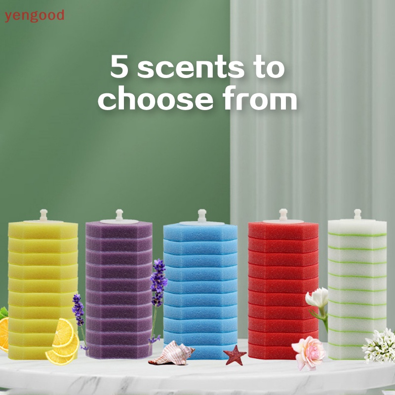 Bộ 5 Bàn Chải Vệ Sinh Toilet Dùng Một Lần Với Tay Cầm Dài Tiện Dụng