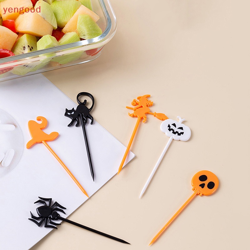 Set 6 / 8 / 10 Nĩa Ăn Tráng Miệng Hình Hoạt Hình Dễ Thương