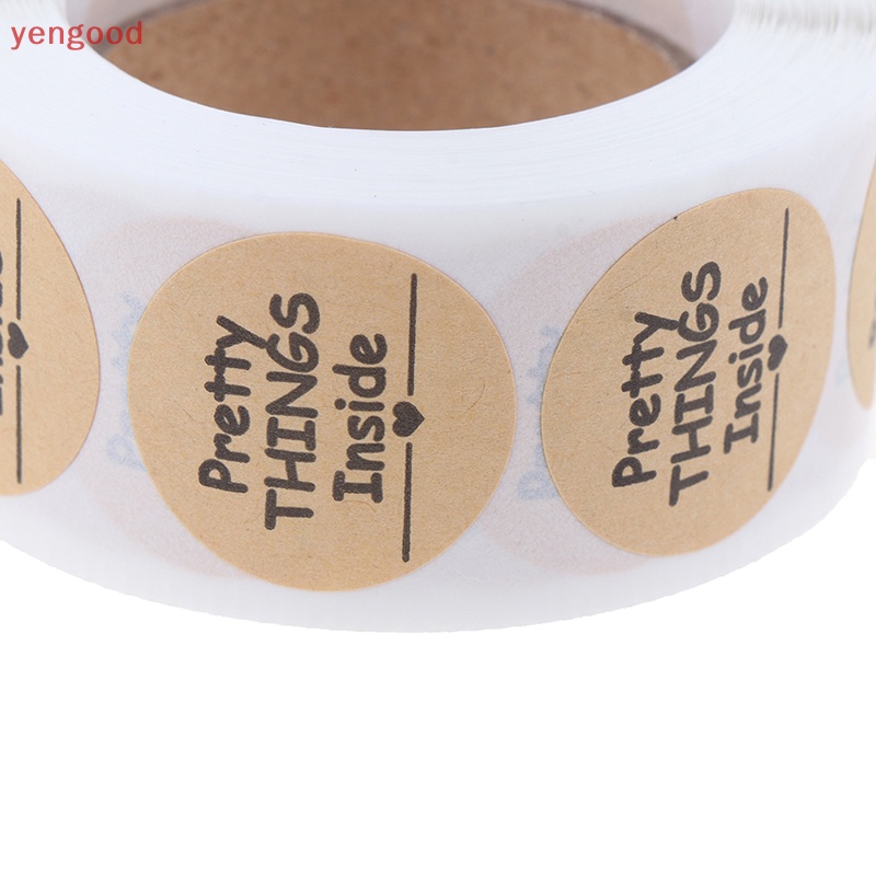 Set 500 Miếng Dán 1 inch In Chữ Thank You Trang Trí Phong Bì Tiệc