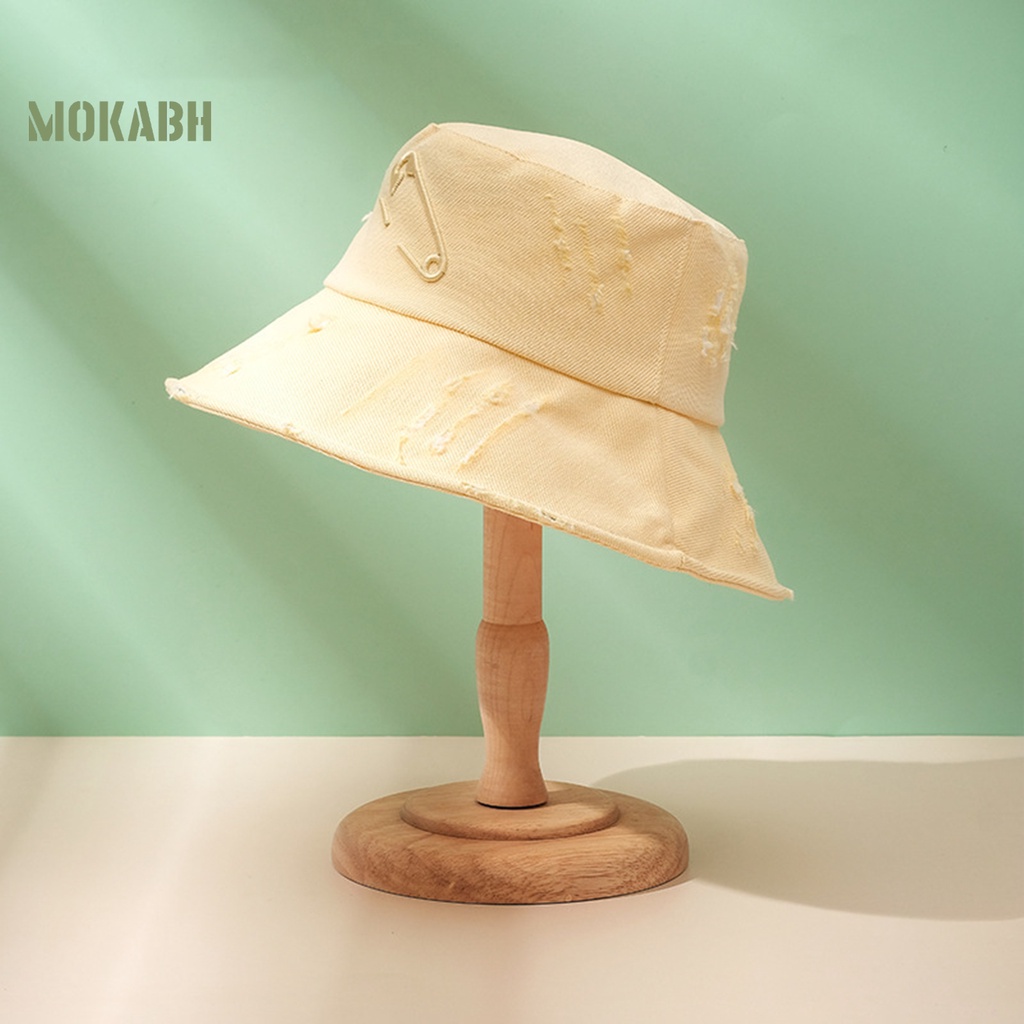 [Mok Abh] Mũ Lưỡi Trai Thêu Họa Tiết Có Thể Điều Chỉnh Kích Thước