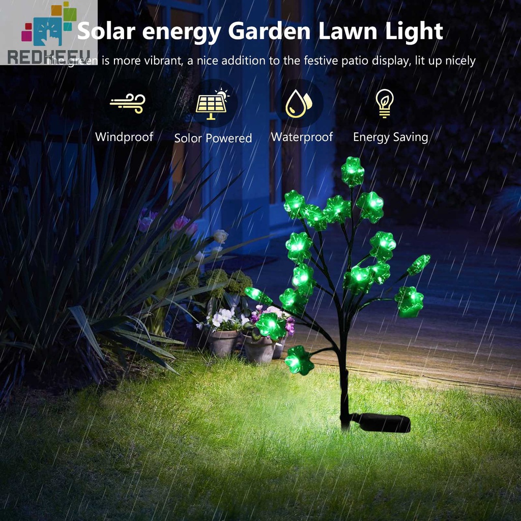 Đèn LED Năng Lượng Mặt Trời Chống Thấm Nước Trang Trí Lối Đi Sân Vườn