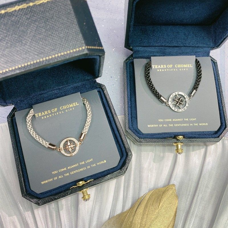 Vòng Tay Dây Bện Phong Cách niche 2023 Dành Cho Cặp Đôi