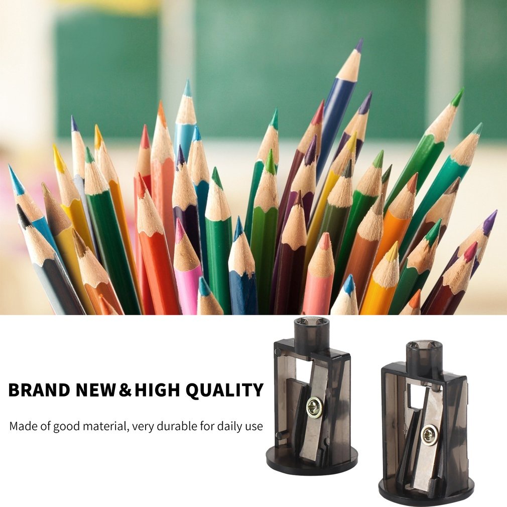 =Christmas=TENWIN 2pcs/set Multifunctional Automatic Electric Pencil Sharpener Blades