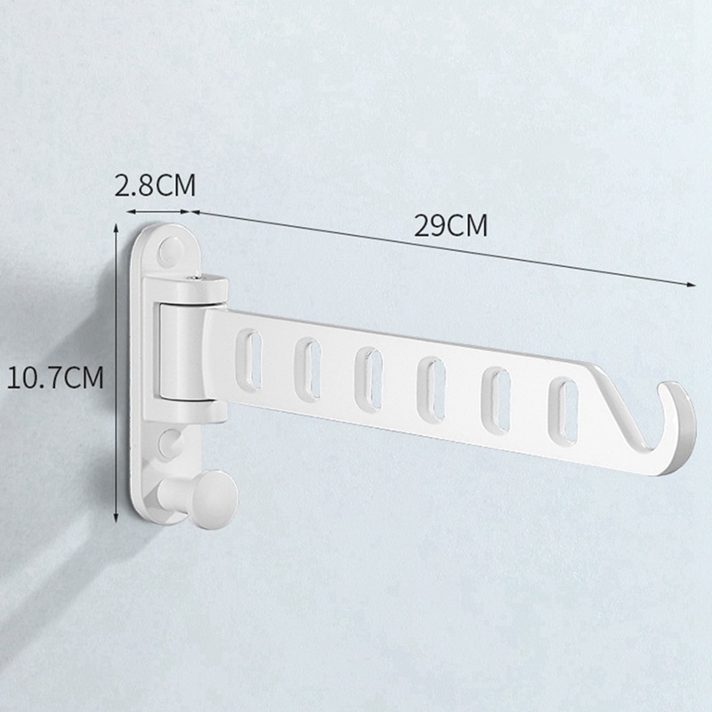 Giá Phơi Đồ Gắn Tường Chịu Tải Nặng Có Thể Gập Lại