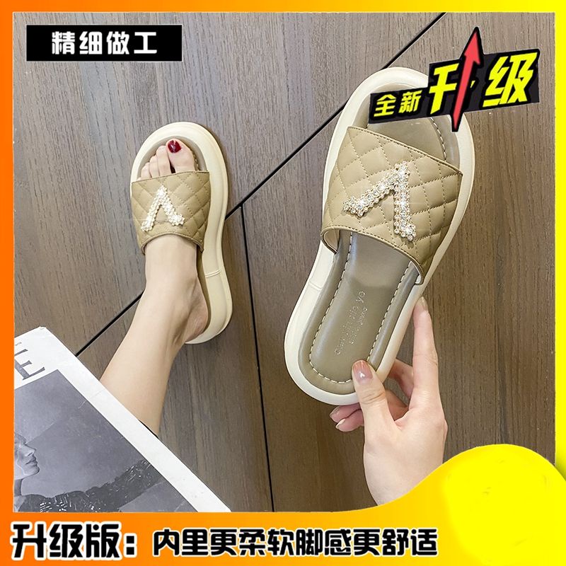 ISAHINI dép nữ dép bánh mì dép nữ dép đi trong nhà đế mềm chống trượt 23Z23060303