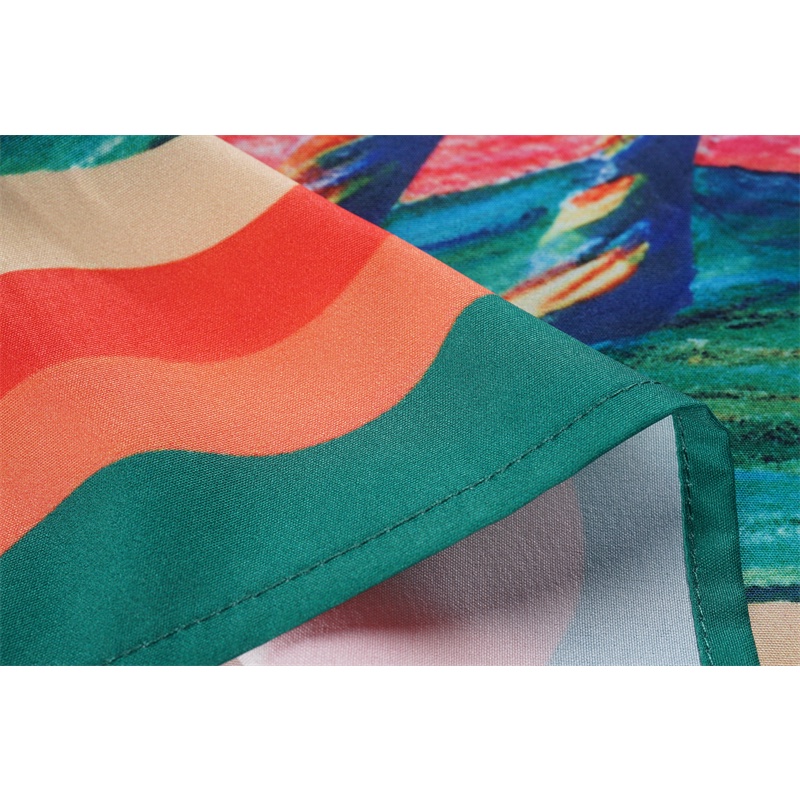 Ca-sa &amp; Blanca &amp; - Áo Sơ Mi Dài Tay In Tranh Sơn Dầu Cổ Điển Hợp Thời Trang Mới Nhất