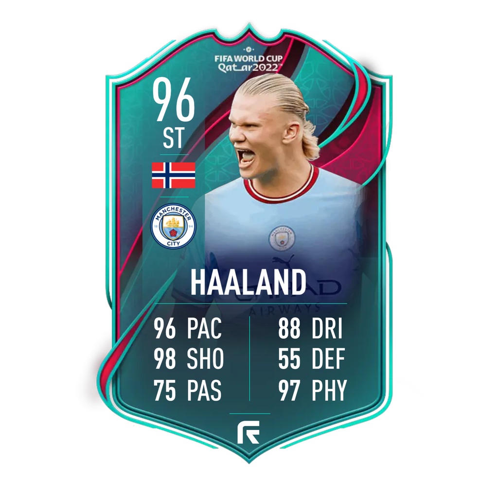 Móc khóa Haaland - móc khóa mica trí decor