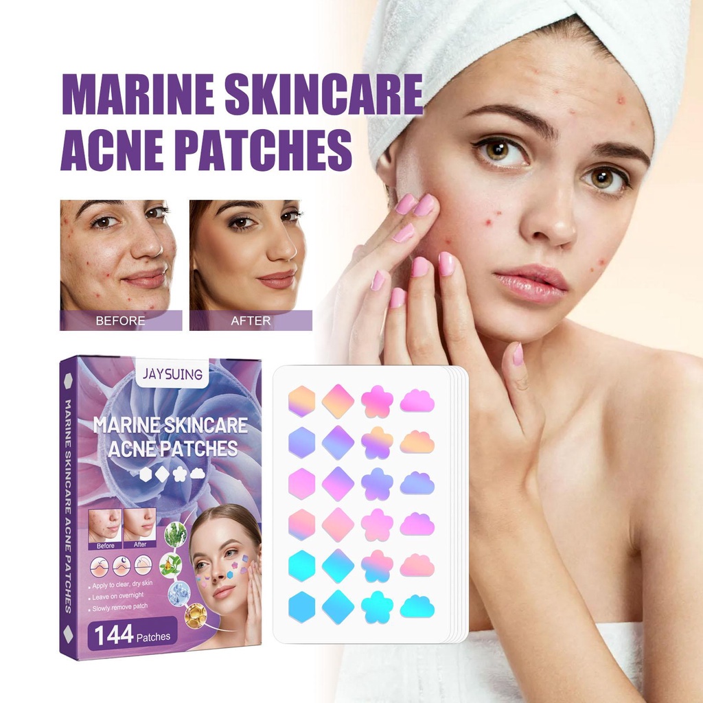 Set 144 / 6 Miếng Dán Hỗ trợ giảm mụn Vô Hình D2Y6