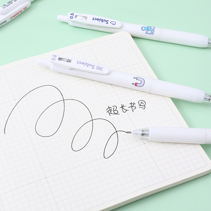 Bút Viết Dạng Nhấn Nhanh Khô Có Đầu 0.5 Carbon Chất Lượng Cao