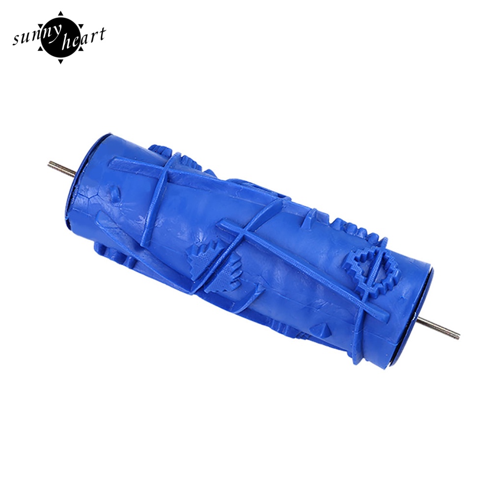 Cây Lăn Sơn Tường Bằng Cao Su Mềm Họa Tiết Mặt Trời Trang Trí DIY