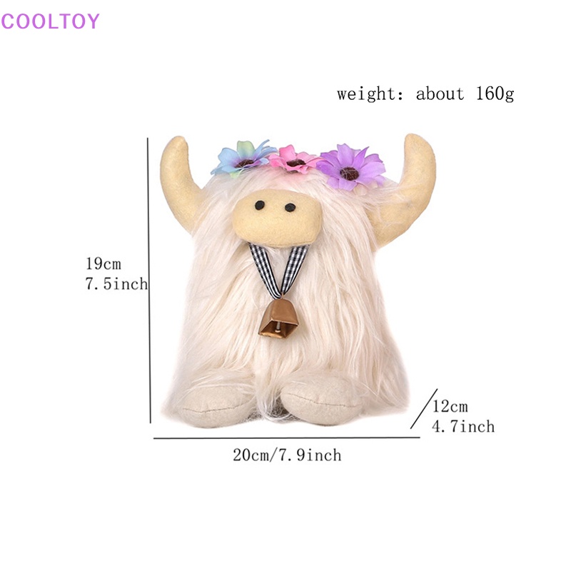 1 Chú Bò Nhồi Bông Mềm Mại Đáng Yêu