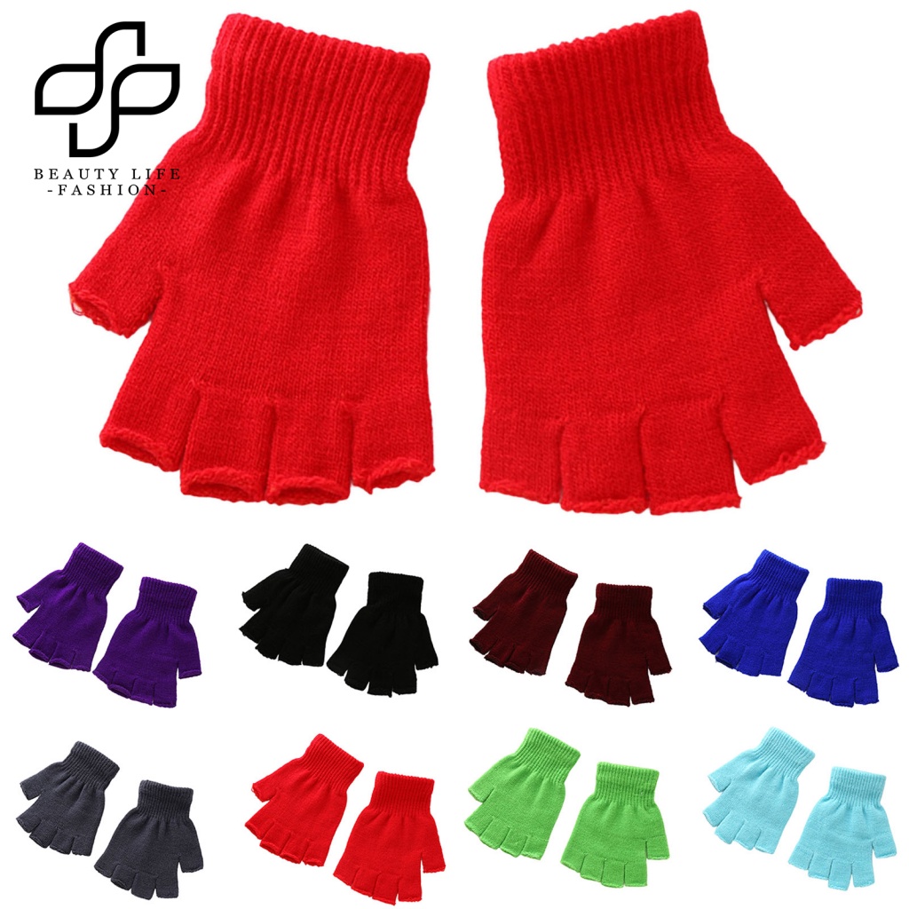 1 Đôi Găng Tay Nửa Ngón Chống Trượt Thoải Mái Chống Gió Tiện Dụng Khi Lái Xe