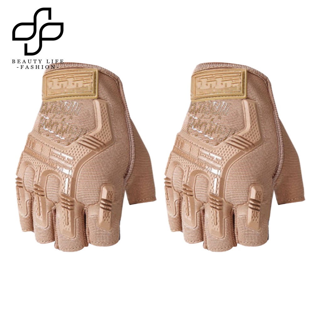 1 Đôi Găng Tay Xe Đạp Nửa Ngón Chống Sốc Bảo Vệ Tiện Dụng