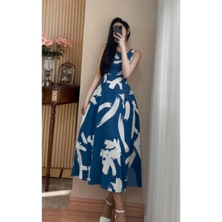 Đầm lụa loang 2 màu cực thu hút 1846