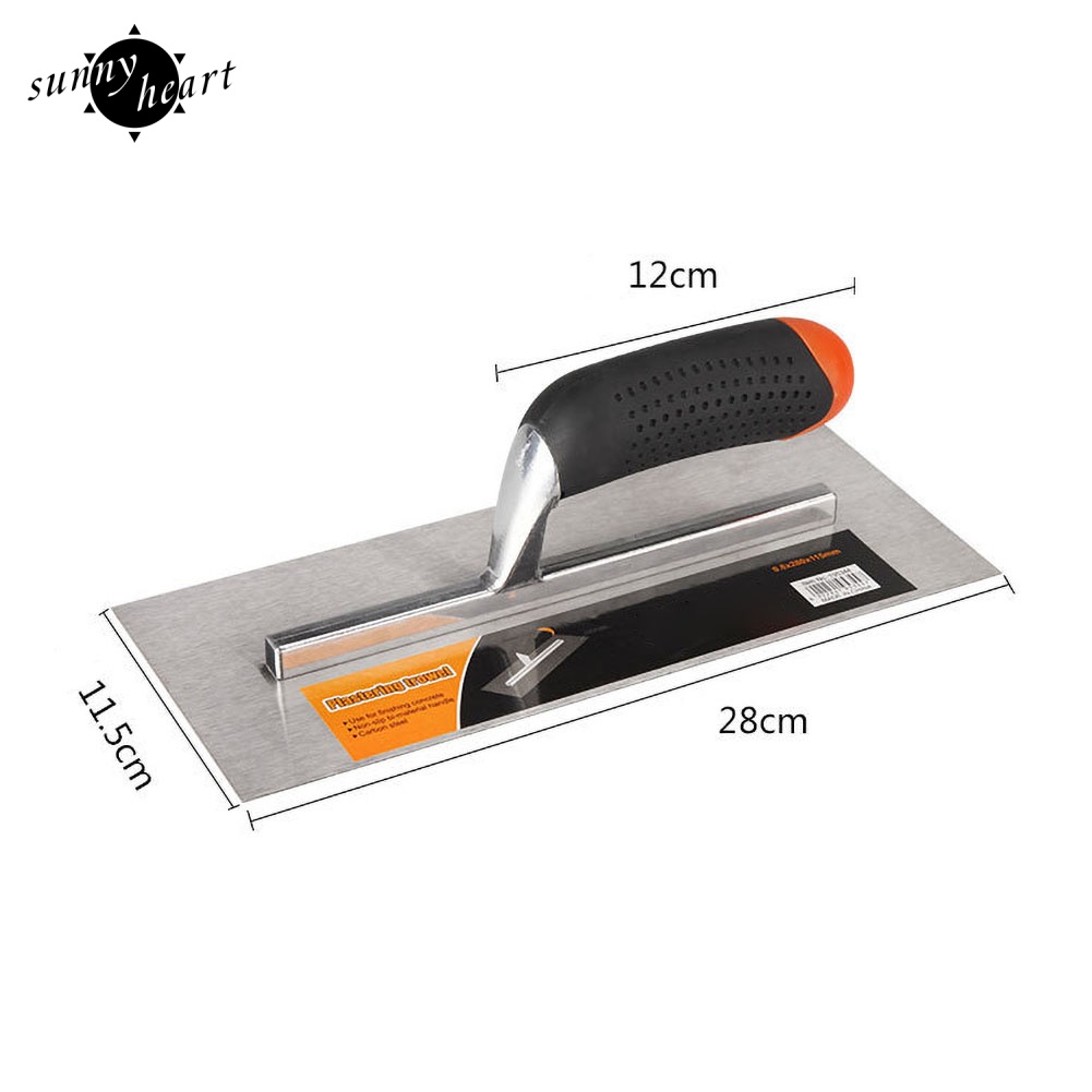 Xẻng Trộn Thạch Cao Lưỡi Thép Mangan Có Tay Cầm Nhựa