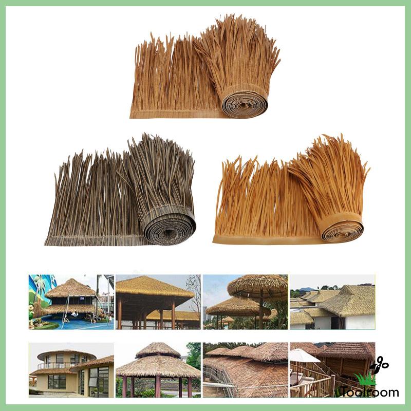 Tấm Rơm Nhân Tạo Gắn Mái Nhà Bền Bỉ Cho Sân Vườn