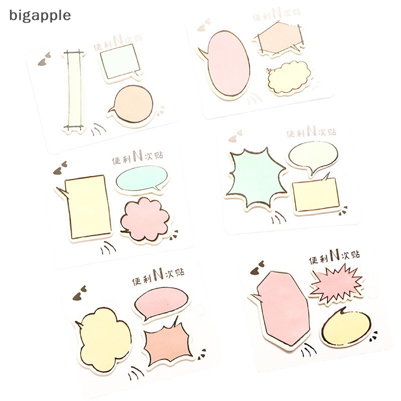 Bigapple Nhãn Dán Ghi Chú Dia Đơn Giản Tươi Tắn Sáng Tạo RDG