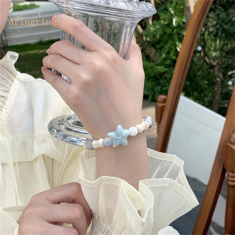 Vòng Tay Hạt Sứ Màu Macaron Xinh Xắn