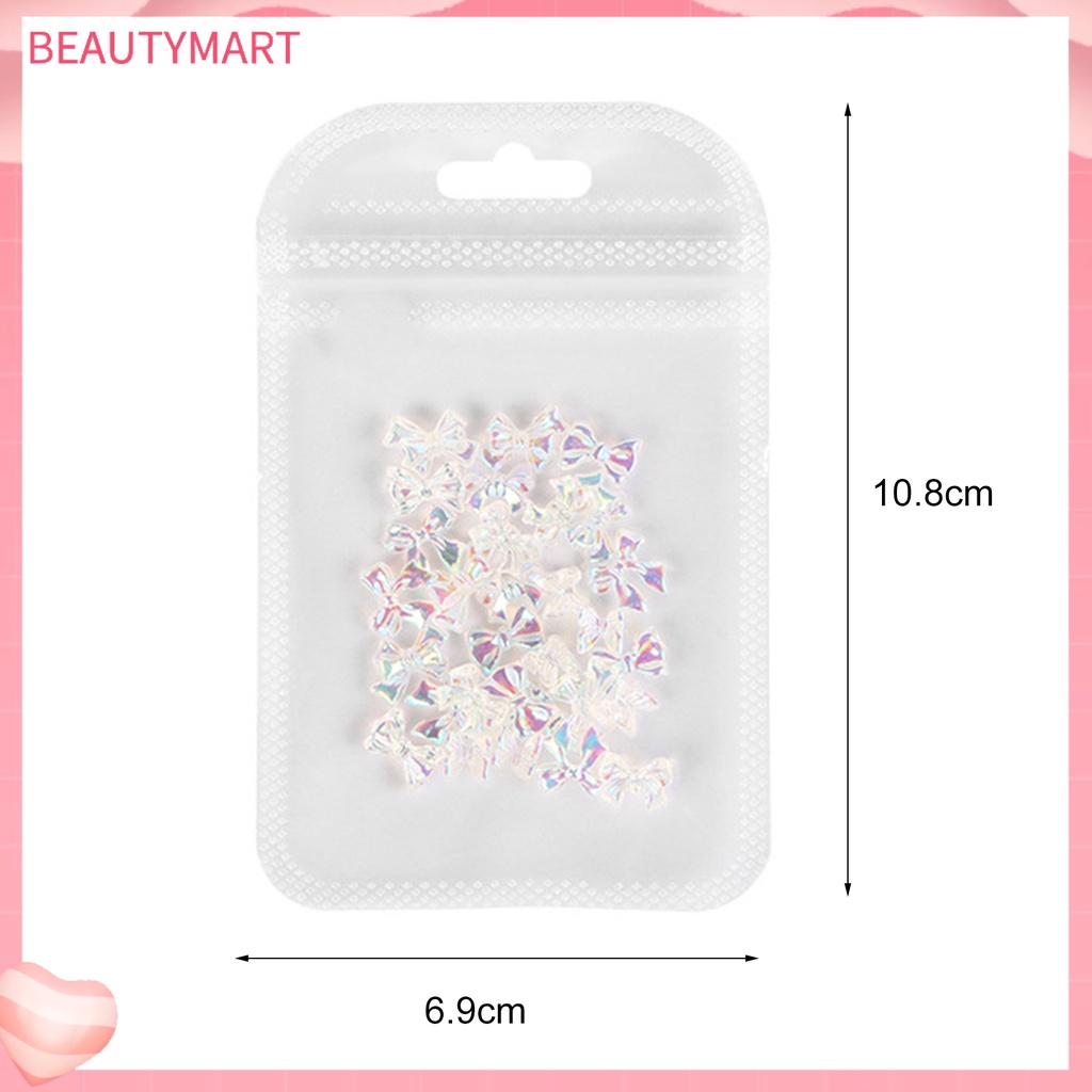 Set 30 Phụ Kiện Nơ Đính Trang Trí Móng Tay Nghệ Thuật Cho Nữ