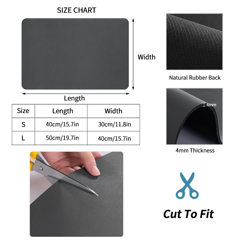 Thảm Cao Su Ráo Nước Siêu Thấm Hút Lót Chén Dĩa Nhà Bếp