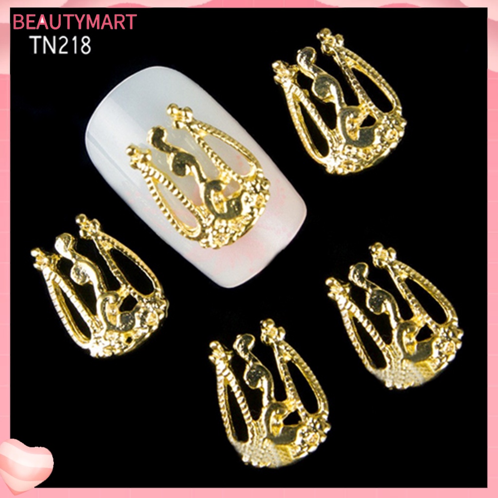 Bộ 10 Miếng Dán Trang Trí Móng Tay Bằng Hợp Kim DIY