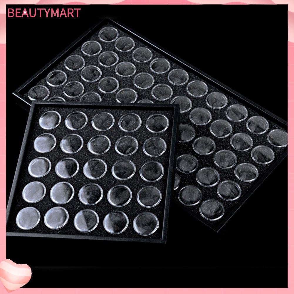 Hộp 25 / 50 Ngăn Đựng Phụ Kiện Trang Trí Móng Tay Giá Đỡ