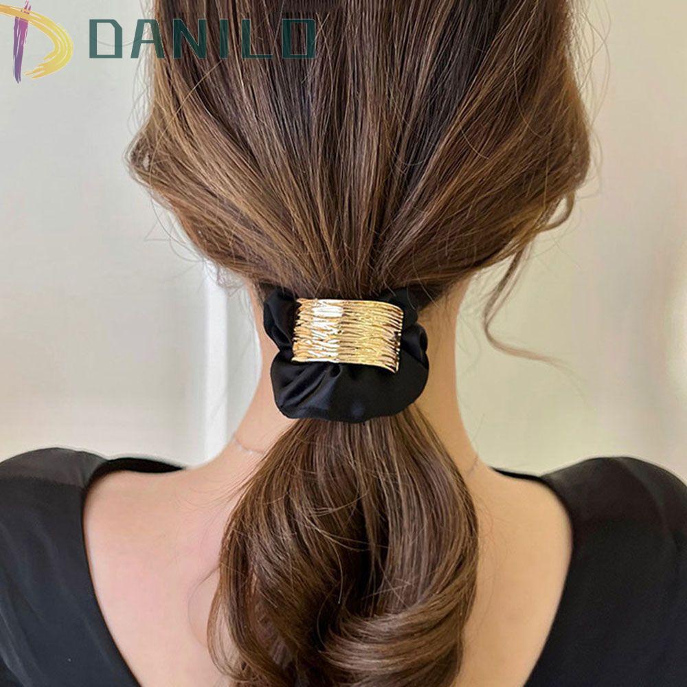 Dây Cột Tóc Vòm Kim Loại Thiết Kế Ngọt Ngào Cho Nữ