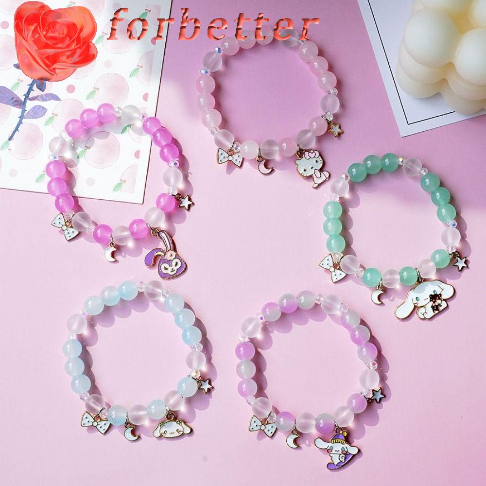 Vòng Tay Hình Cinnamoroll Đáng Yêu Cho Nữ|Vòng Tay Phong Cách Hàn Quốc DIY Thời Trang Dành Cho Nữ