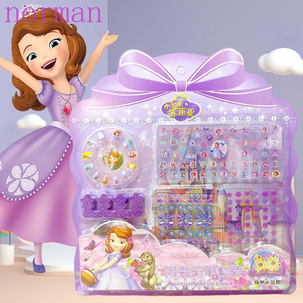 Bộ Phụ Kiện Trang Trí Móng Tay 3D DIY Công Chúa Màu Trắng Xinh Xắn