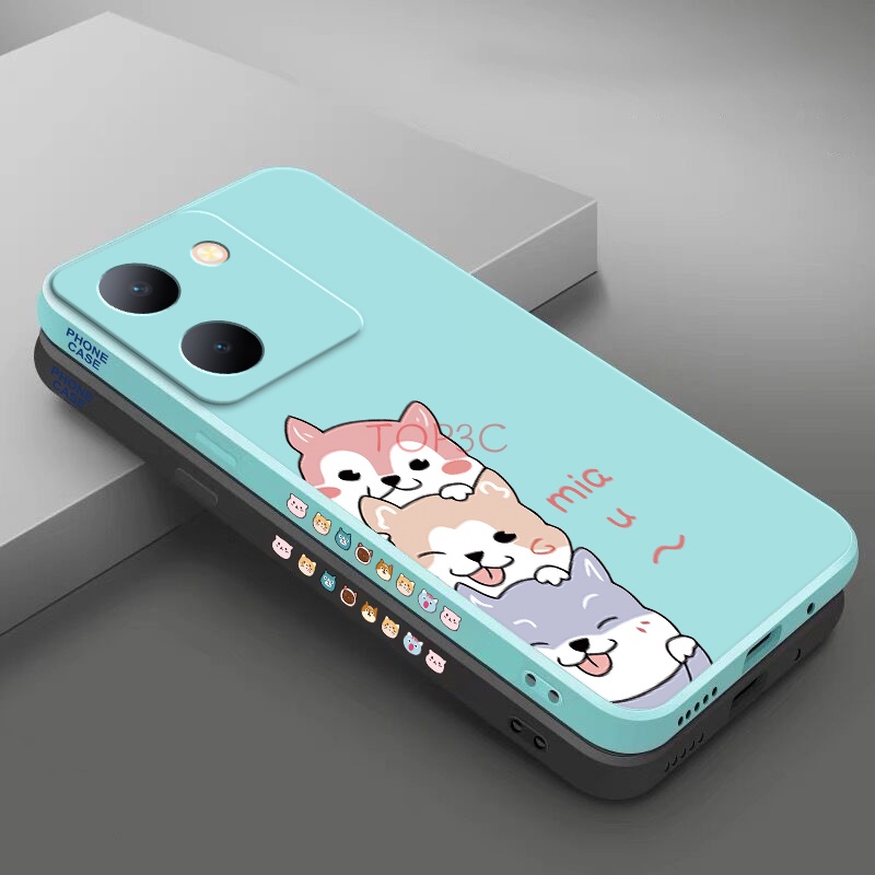 Ốp lưng Vivo Y36 Ốp Điện Thoại Hình Chú Chó Dễ Thương Cho Vivo Y36 / Y20 / Y12S / Y20S / Y35 / Y02 / Y16 / Y22 / Y22S / Y15S / Y15A / Y01 GG