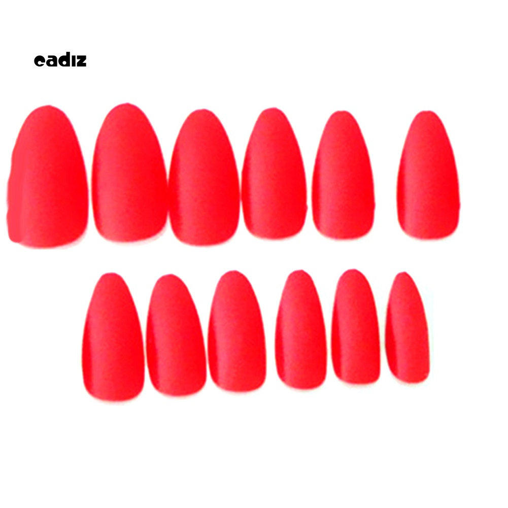 Bộ 24 Móng Tay Giả Che Phủ Toàn Diện 15 Màu Nhám