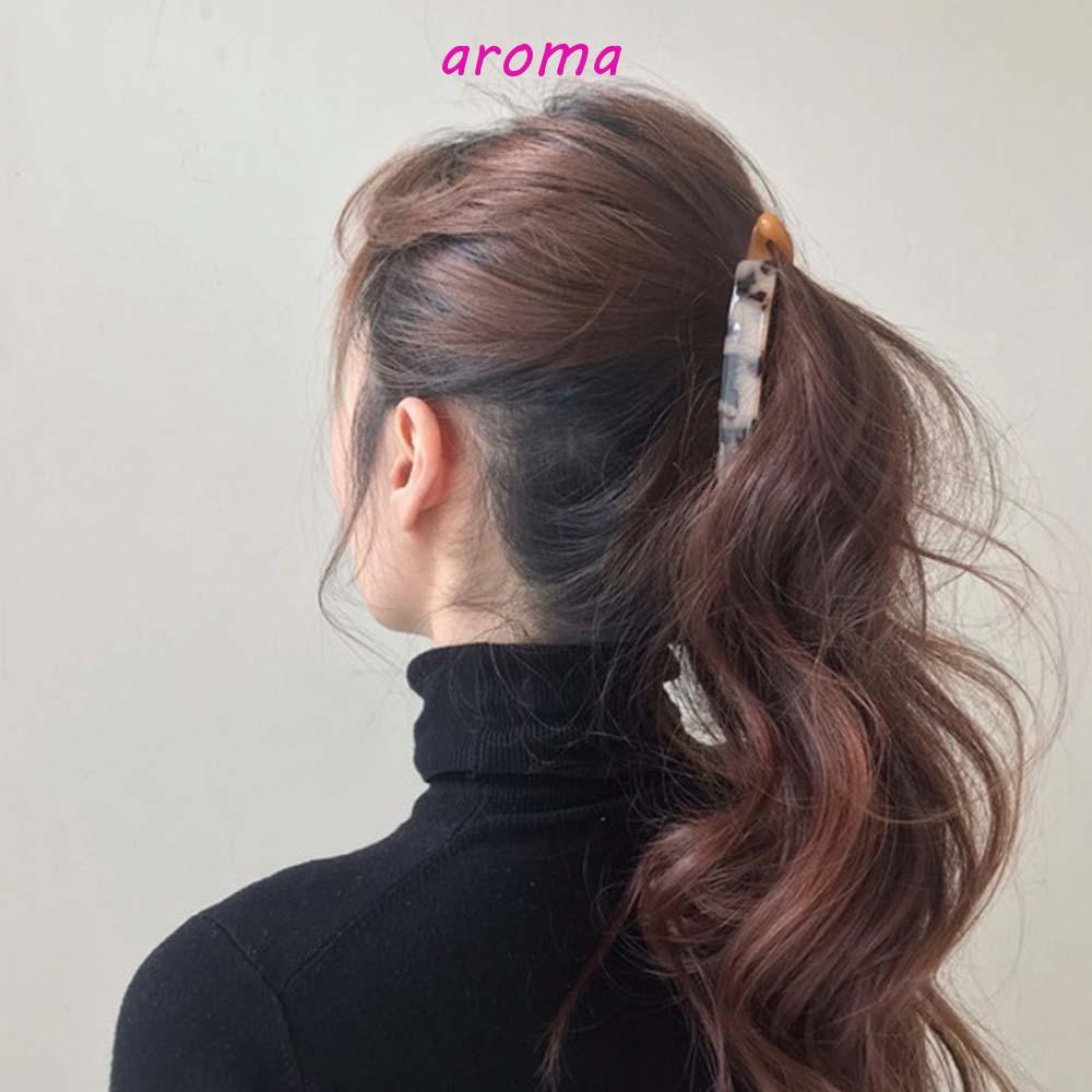 Giá Đỡ Kẹp Tóc Đuôi Ngựa DIY Hình Quả Chuối Axit Acetic Cá Tính Cho Nữ