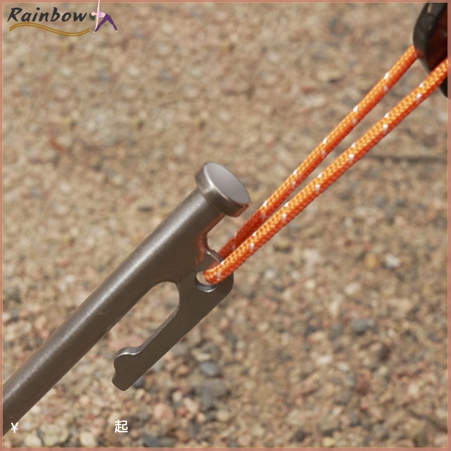 Cọc Dựng Lều Bằng Hợp Kim Titan Độ Bền Cao Chống Ăn Mòn 8 X 240mm