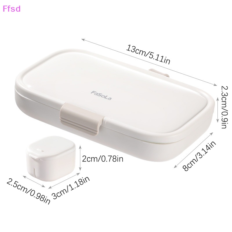 Hộp Đựng Thuốc Hàng Tuần Với 8 Ngăn Tiện Dụng