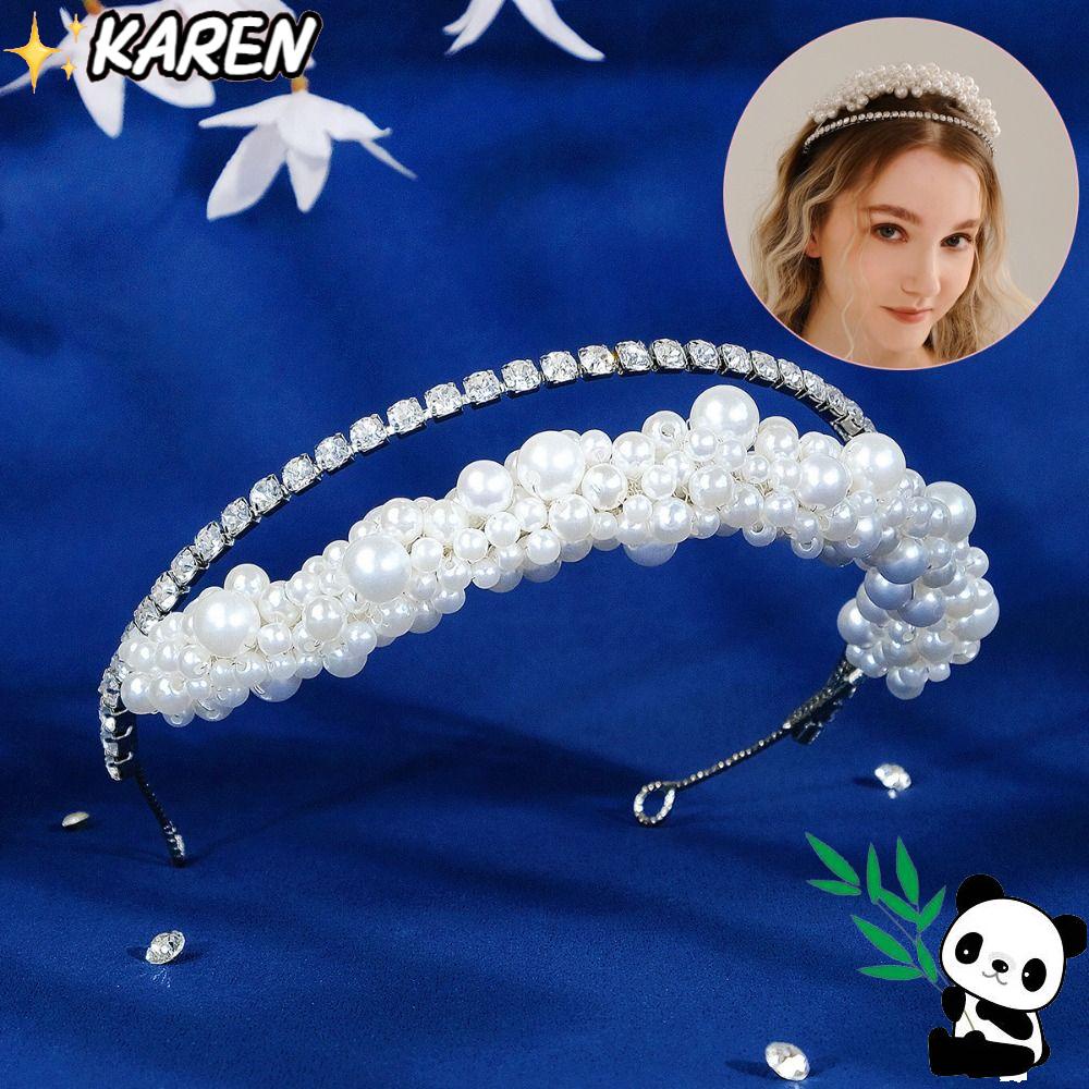 Cài Tóc Hai Lớp Đính Đá Sang Trọng Cho Cô Dâu