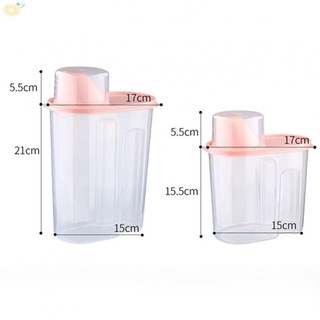 【VARSTR】Food Container Large Plastic Rice Snacks 1x Bean Box Case Cereal Grain