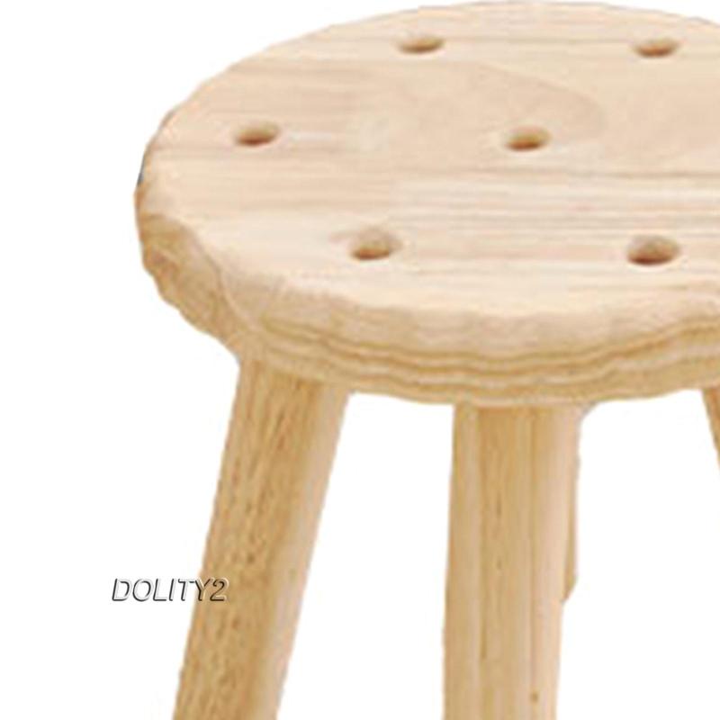 [Dolity2] Ghế Đẩu Bằng Gỗ Gọn Nhẹ Cho Phòng Ngủ Trẻ Em