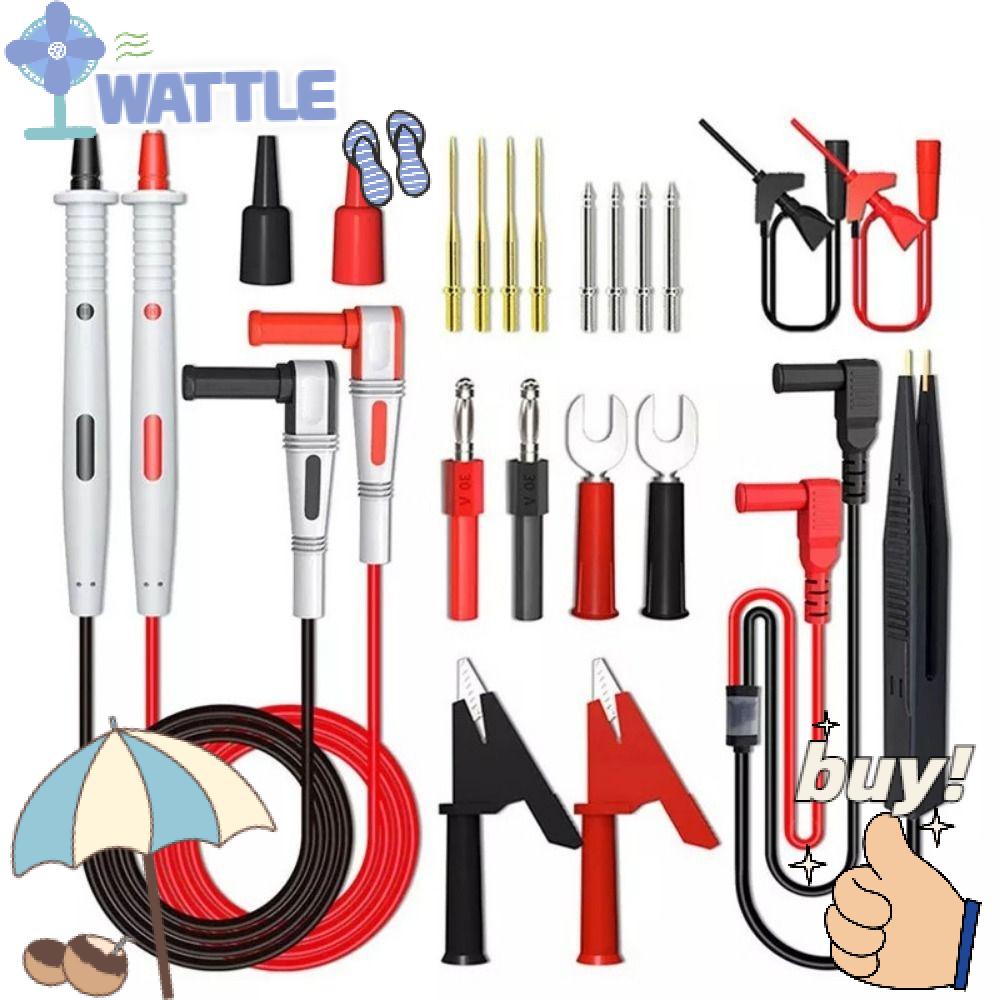 Bộ Dụng Cụ Kiểm Tra Vạn Năng Kế Kỹ Thuật Số Với Dây Cáp Kẹp Cá Sấu PVC 4mm