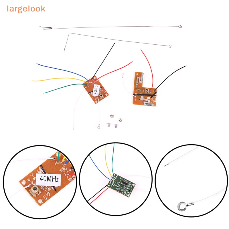Bảng Mạch Nhận Tín Hiệu Điều Khiển Từ Xa 4CH 40MHZ Kèm Ăng Ten Cho Đồ Chơi