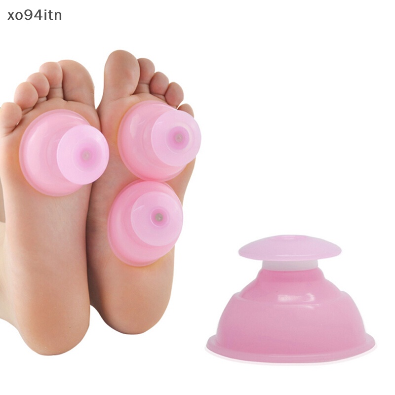 1 Bộ Cốc Giác Hơi Mát Xa Cơ Thể Bằng silicone Chống cellulite