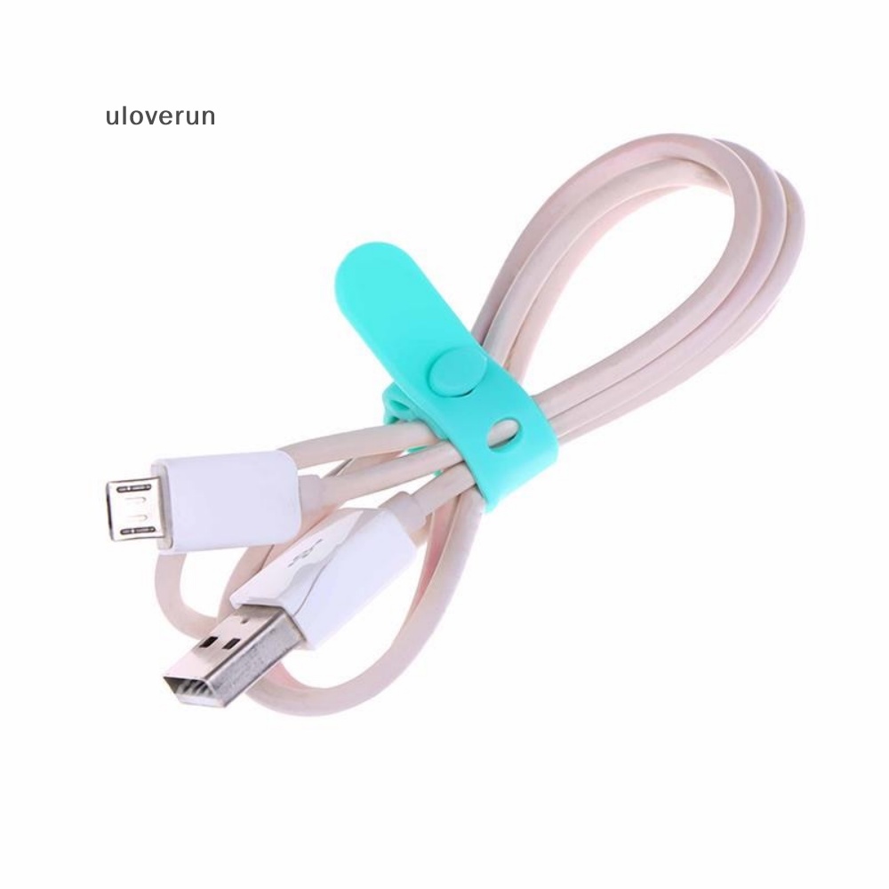 Bộ 5 Phụ Kiện Bảo Vệ Dây Cáp USB Bằng Silicon Tiện Dụng